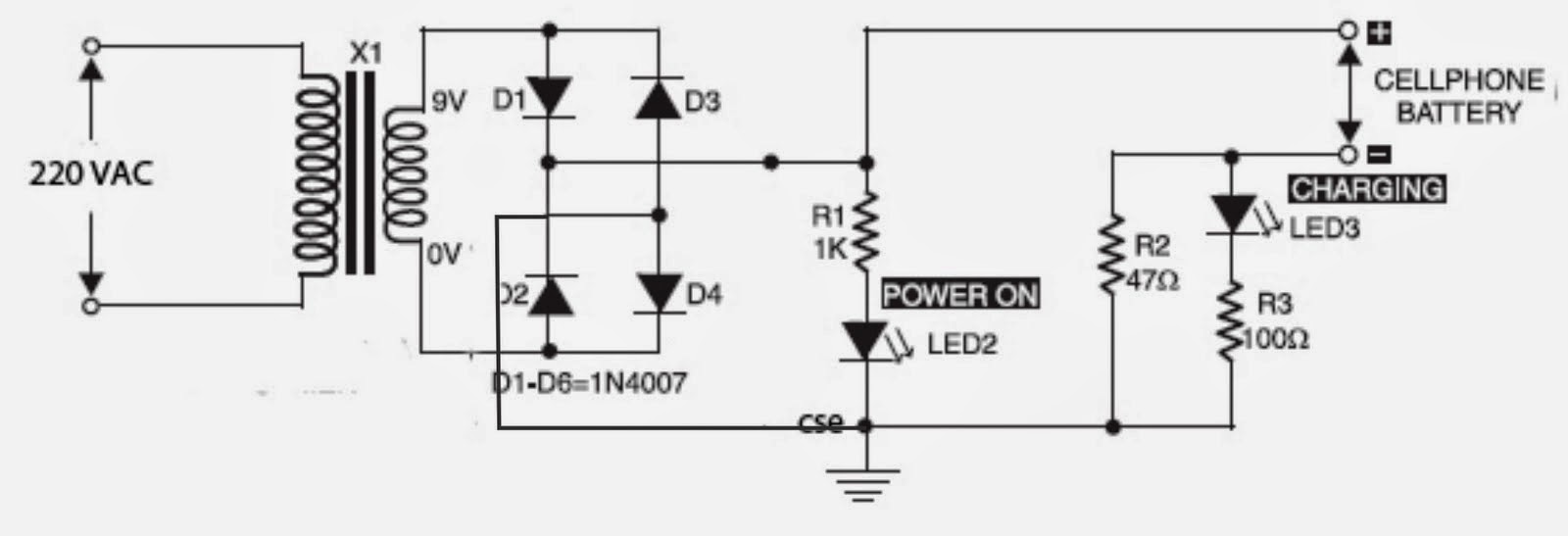 Mobile Phone Battery Schematic Diagram